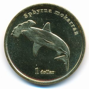 Mo'orea., 1 dollar, 2020
