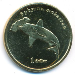 Муреа., 1 доллар (2020 г.)