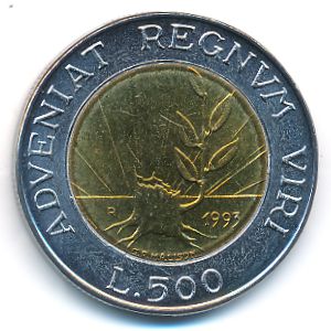 Сан-Марино, 500 лир (1993 г.)