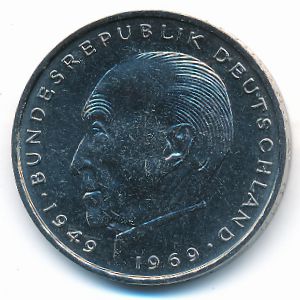 West Germany, 2 mark, 1974