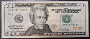 США, 20 долларов (2009 г.)