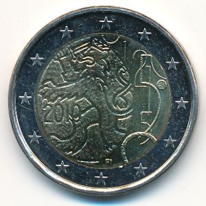 Finland, 2 euro, 2010