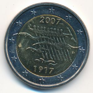 Finland, 2 euro, 2007
