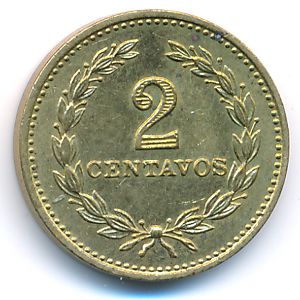 El Salvador, 2 centavos, 1974