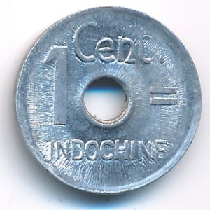 Французский Индокитай, 1 цент (1943 г.)