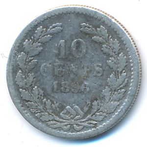 Нидерланды, 10 центов (1896 г.)