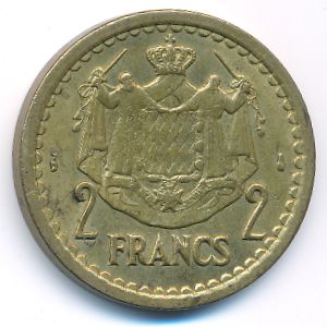 Монако, 2 франка (1945 г.)