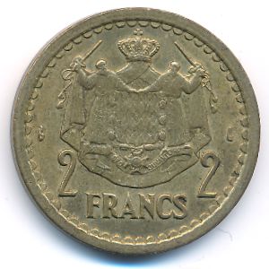 Монако, 2 франка (1945 г.)