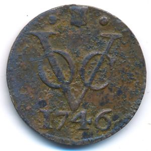 Нидерландская Индия, 1 дуит (1746 г.)