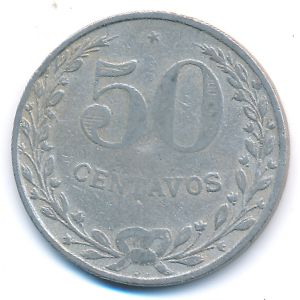 Колумбия, 50 сентаво (1921 г.)