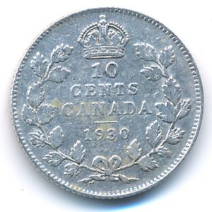 Канада, 10 центов (1930 г.)