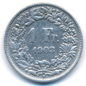 Switzerland, 1 franc, 1903