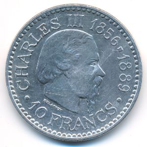 Монако, 10 франков (1966 г.)