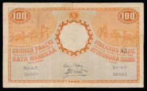 Финляндия, 100 марок (1909 г.)