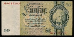 Третий Рейх, 50 рейхсмарок (1933 г.)