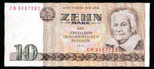 ГДР, 10 марок (1971 г.)