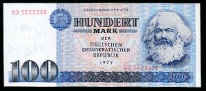 ГДР, 100 марок (1975 г.)