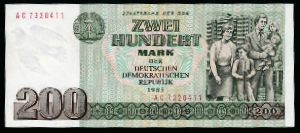 ГДР, 200 марок (1985 г.)