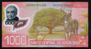 Коста-Рика, 1000 колон (2009 г.)