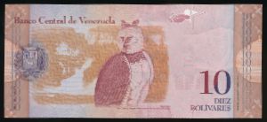 Венесуэла, 10 боливар (2011 г.)
