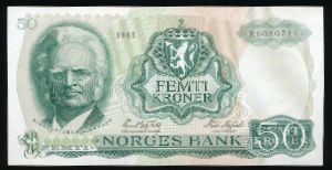 Норвегия, 50 крон (1983 г.)