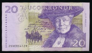 Швеция, 20 крон (2002 г.)