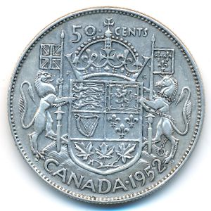 Канада, 50 центов (1952 г.)