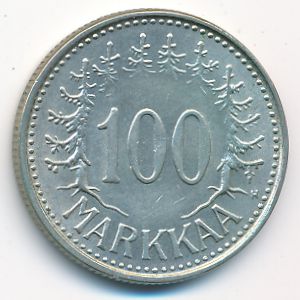 Финляндия, 100 марок (1957 г.)