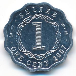 Белиз, 1 цент (2007 г.)