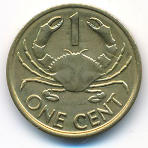 Seychelles, 1 cent, 2004