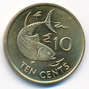 Seychelles, 10 cents, 2007