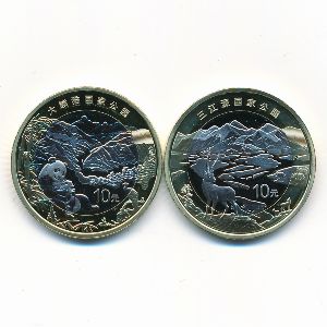 Китай, Набор монет (2023 г.)