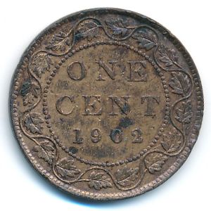 Канада, 1 цент (1902 г.)