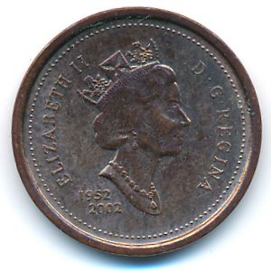 Canada, 1 cent, 2002