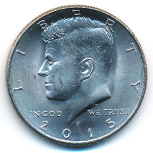 США, 1/2 доллара (2015 г.)