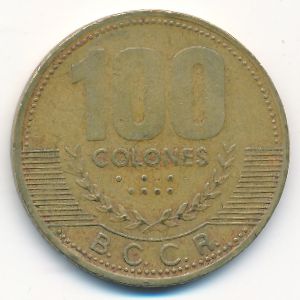 Коста-Рика, 100 колон (1997 г.)