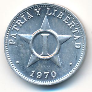 Cuba, 1 centavo, 1970