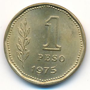 Аргентина, 1 песо (1975 г.)