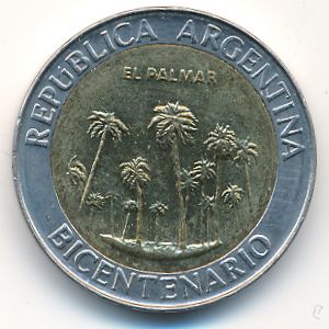 Аргентина, 1 песо (2010 г.)