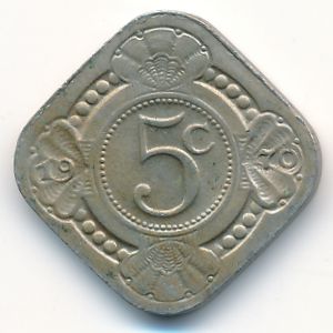 Антильские острова, 5 центов (1970 г.)