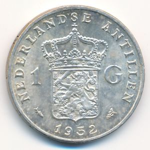 Антильские острова, 1 гульден (1952 г.)
