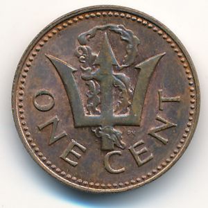 Барбадос, 1 цент (1973 г.)