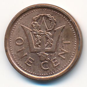 Barbados, 1 cent, 2010