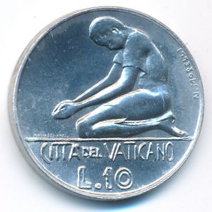 Ватикан, 10 лир (1978 г.)