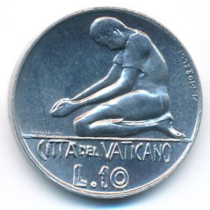 Ватикан, 10 лир (1978 г.)
