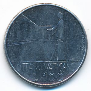 Ватикан, 100 лир (1978 г.)