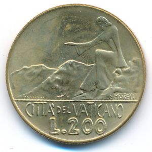 Ватикан, 200 лир (1978 г.)