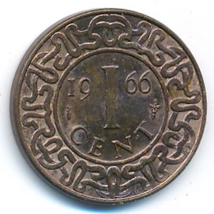Суринам, 1 цент (1966 г.)