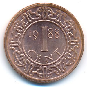 Суринам, 1 цент (1988 г.)