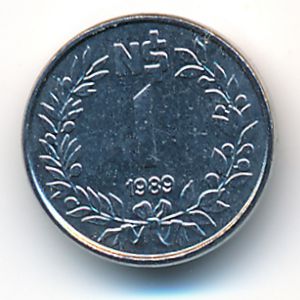 Уругвай, 1 новый песо (1989 г.)